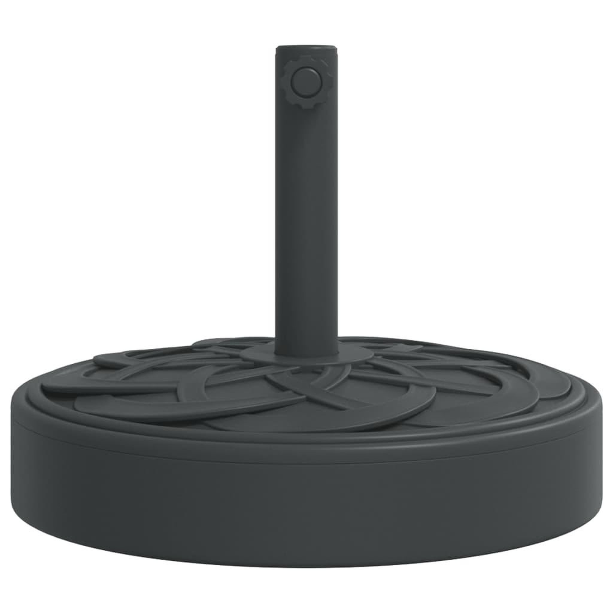 Voir la diapositive 4 : VIDAXL Base de parasol pour mats Ø38 / 48 mm 25 kg rond