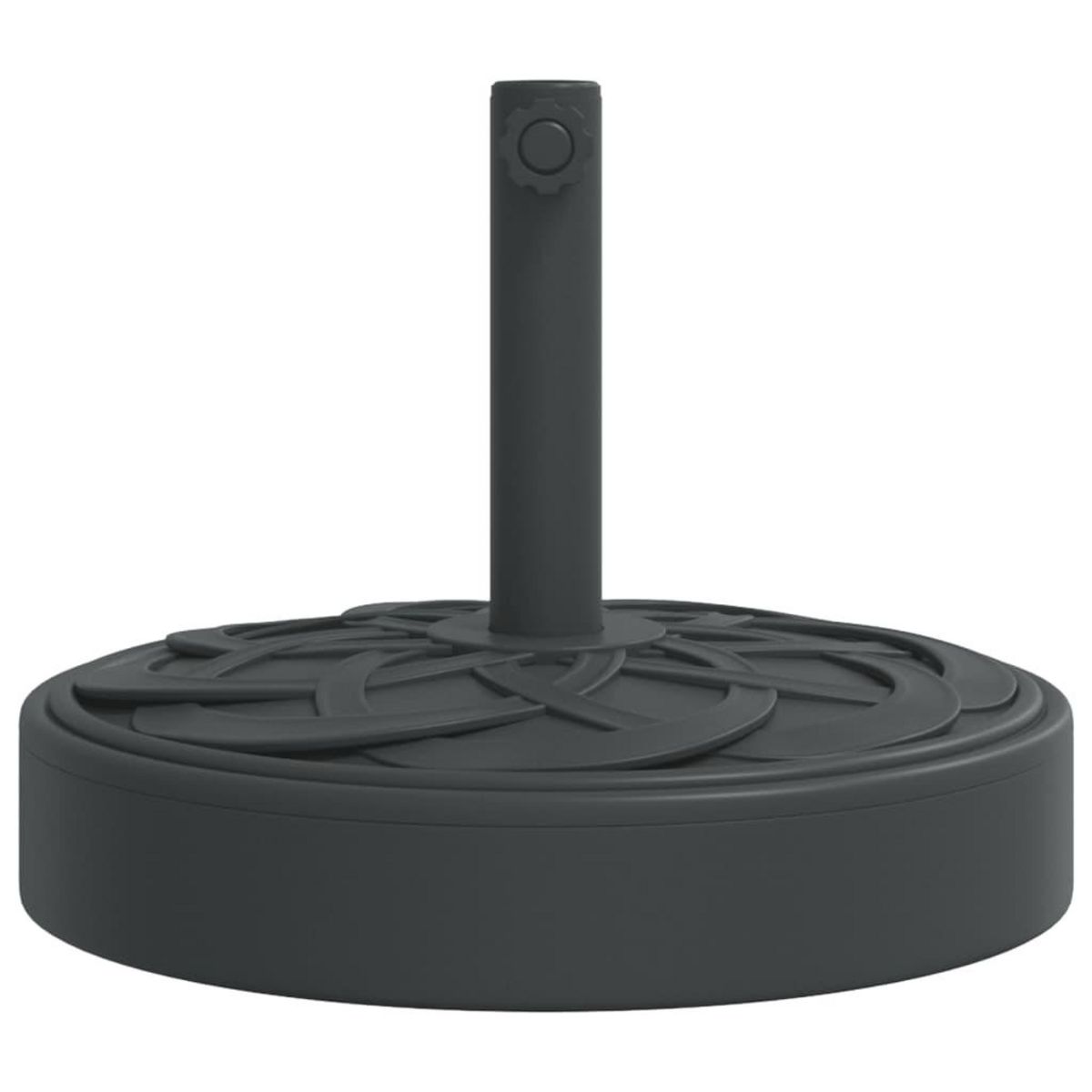 VIDAXL Base de parasol pour mats Ø38 / 48 mm 25 kg rond