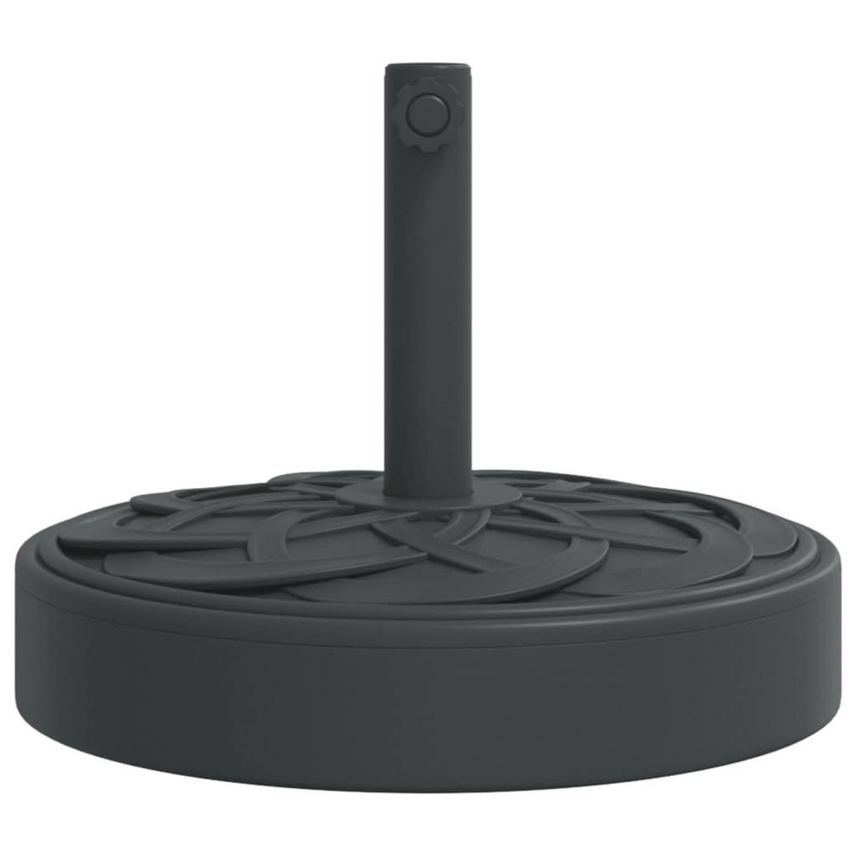VIDAXL Base de parasol pour mats Ø38 / 48 mm 25 kg rond