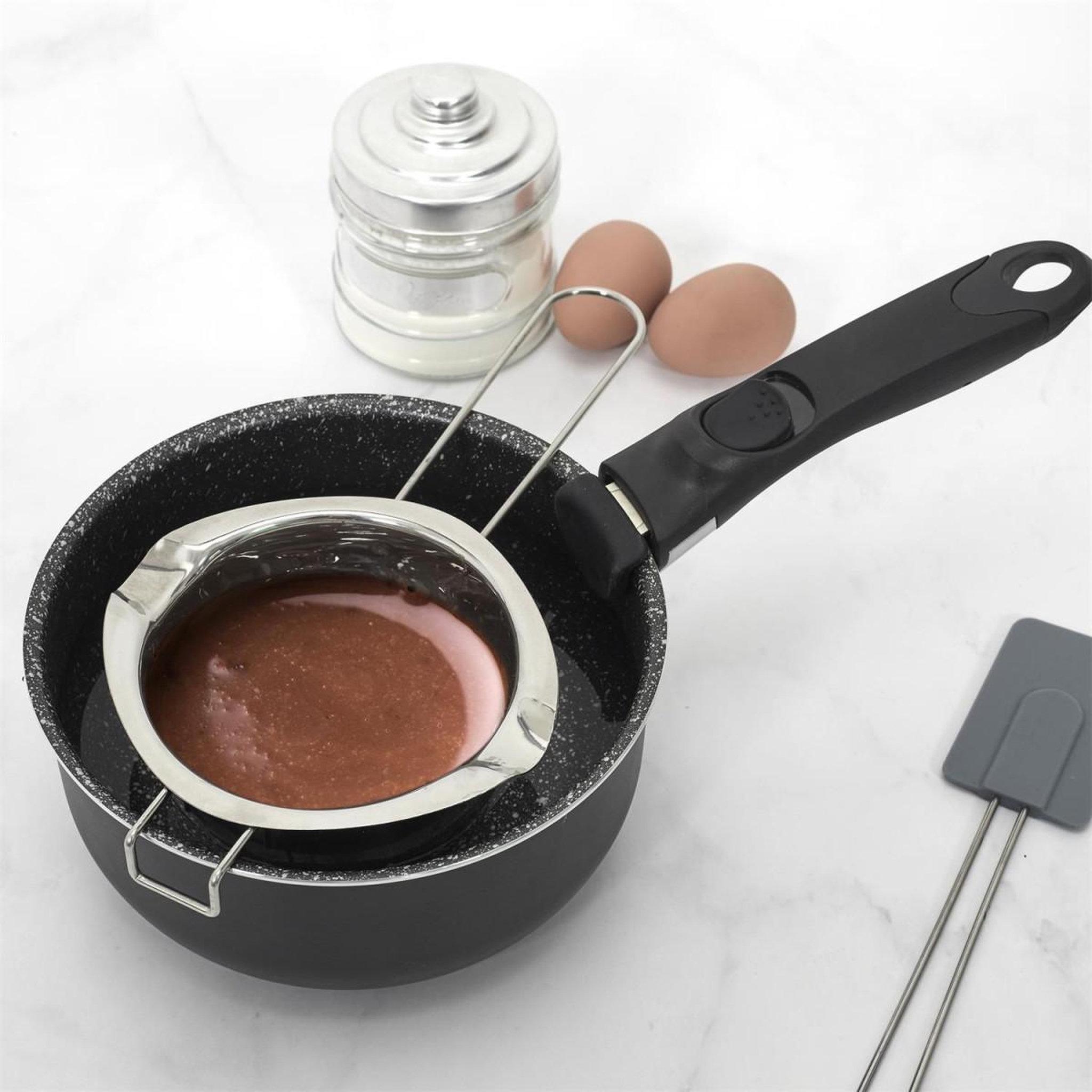 Voir la diapositive 4 : Lily Cook Bol pour bain marie  cook  26cm argent