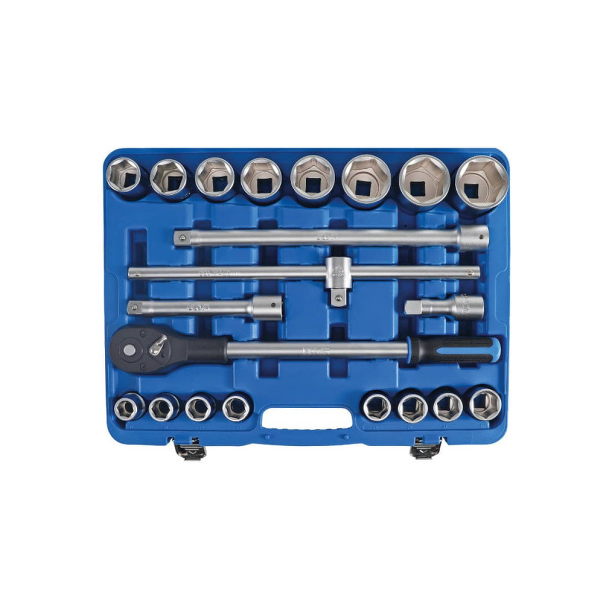 Voir la diapositive 1 :  Coffret de douilles six pans et accessoires BGS TECHNIC - 20 mm (3/4 ) - 21 pcs - 1207