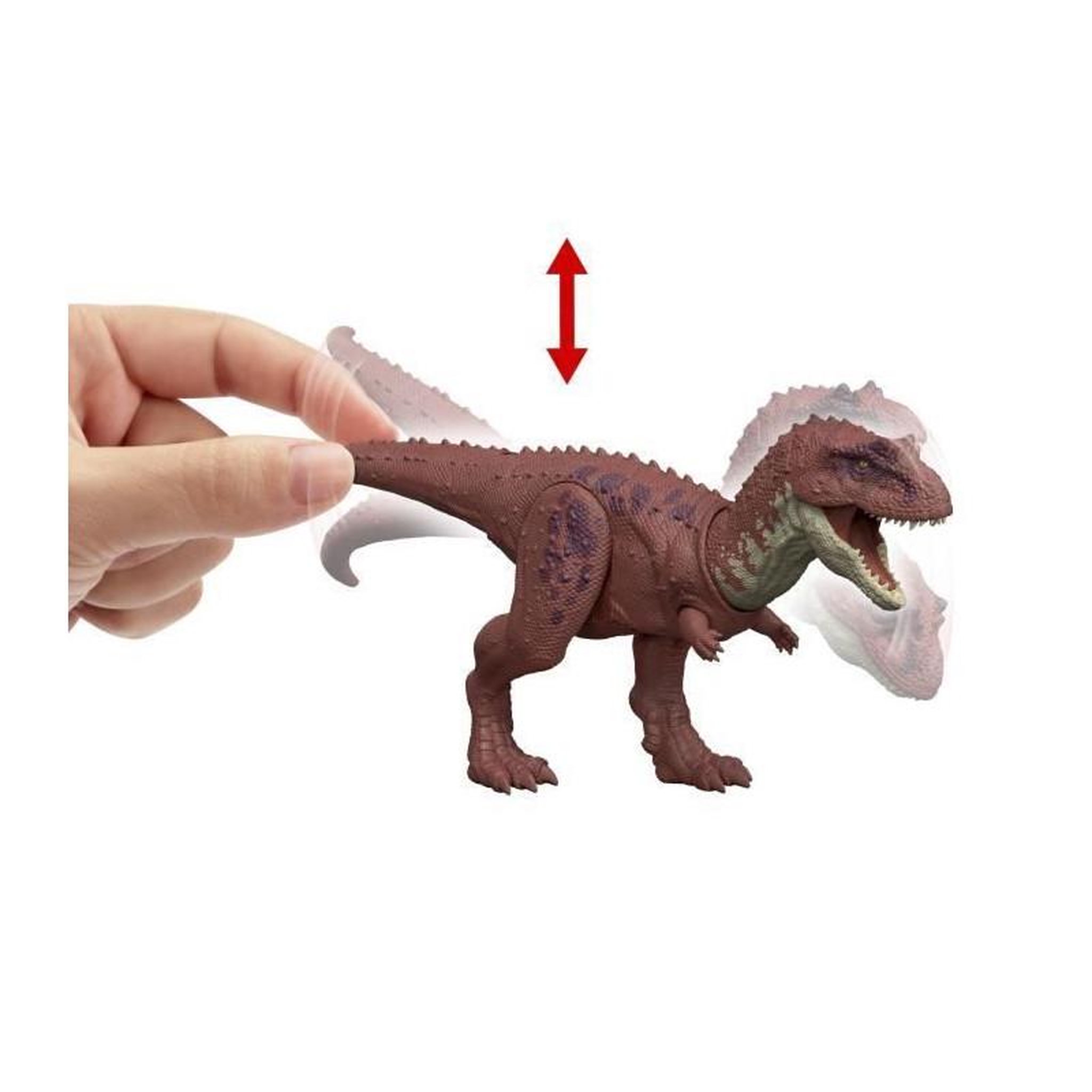 Voir la diapositive 6 : JURASSIC Jurassic World - Figurine articulée Aucasaurus Rugissement féroce - Son - Jurassic World - JGB88