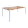 Voir la diapositive 1 : SWEEEK Table de jardin SENORA acacia avec coins arrondis, 10 places, 200 x 100 x 75 cm