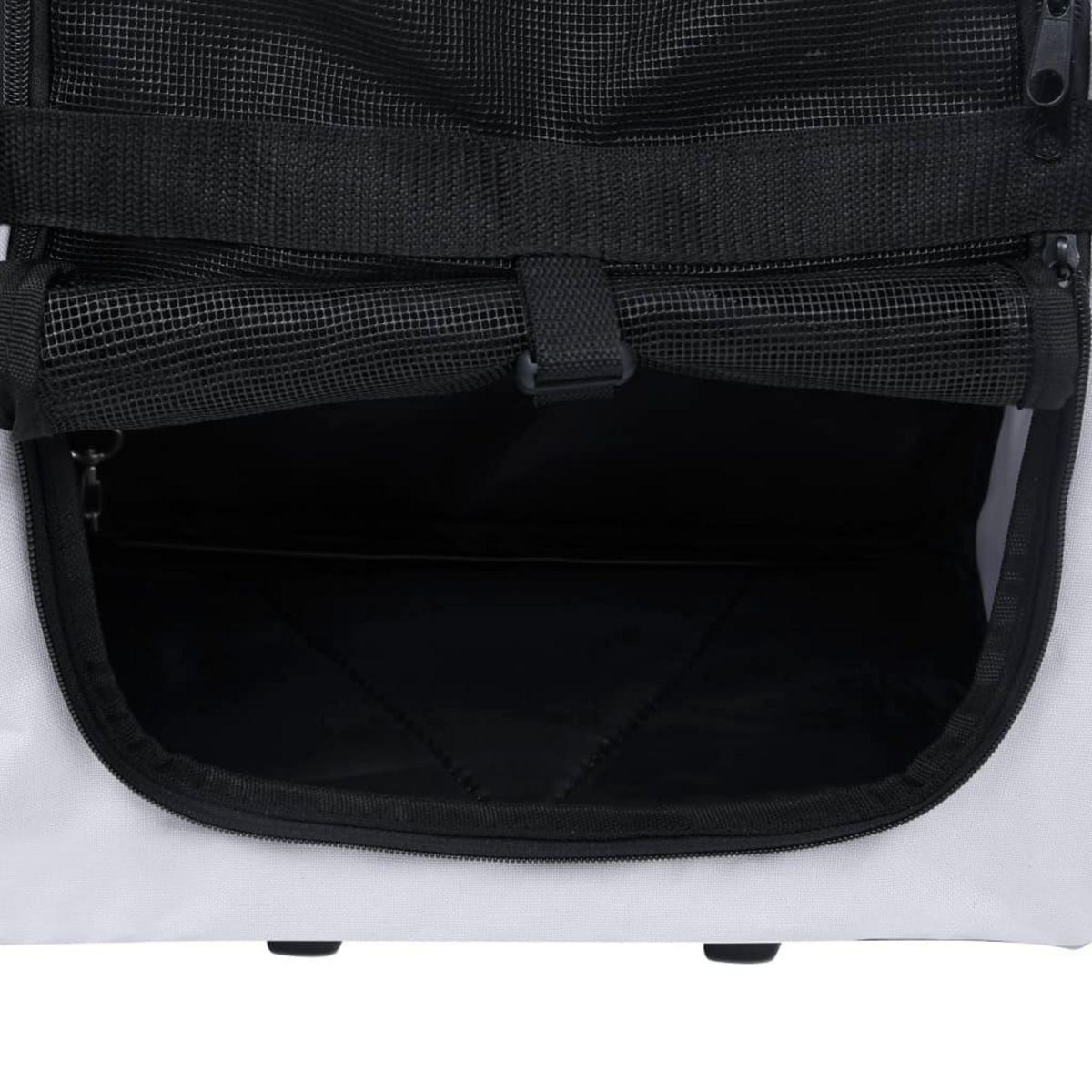 VIDAXL Chariot polyvalent pliable pour animaux de compagnie gris