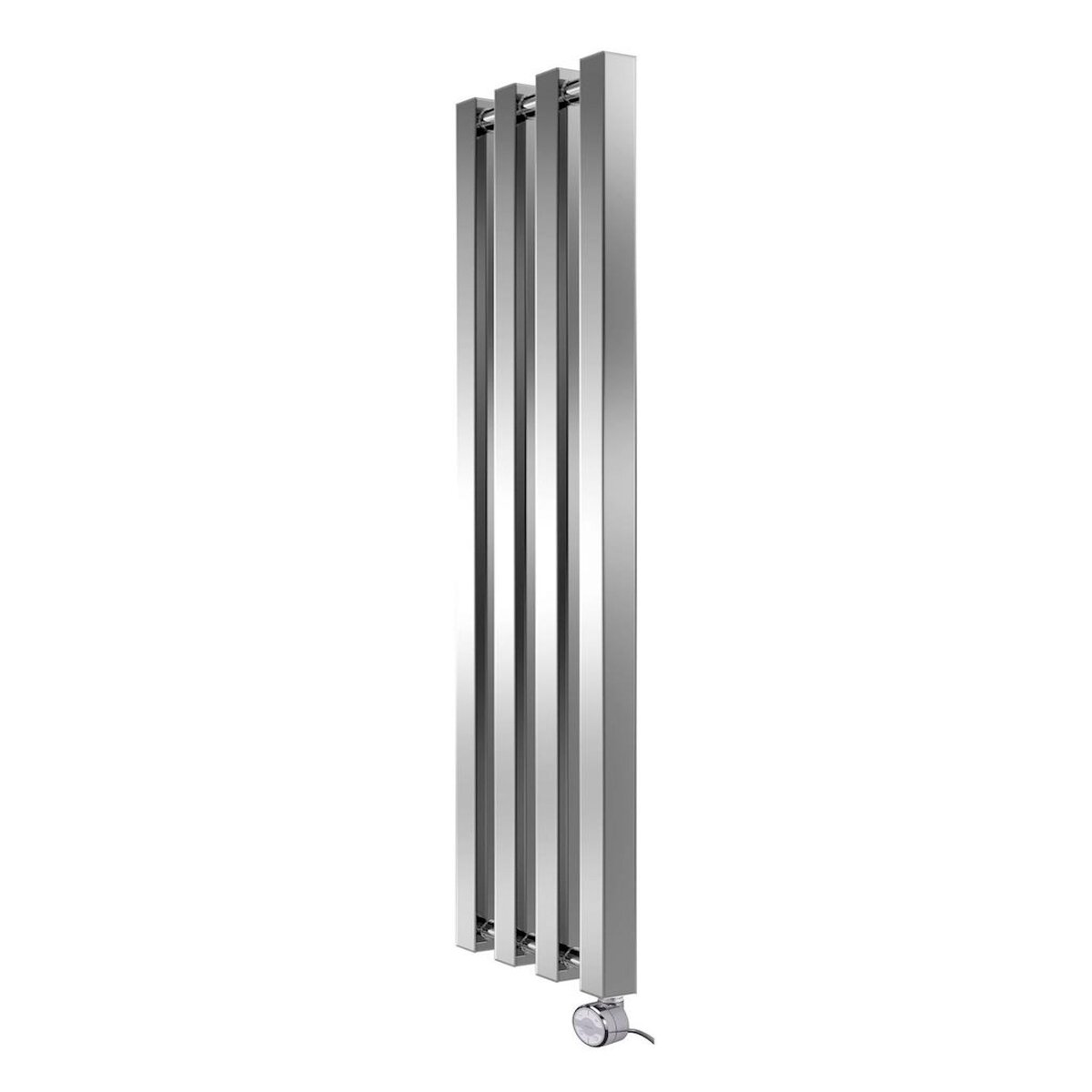 RADOX Radiateur électrique mural – KOLONA SP35 chrome – 1200 x 245 mm – 4 tubes – 266 W