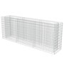 Voir la diapositive 3 : VIDAXL Lit sureleve a gabion Acier galvanise 270x50x100 cm
