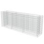Voir la diapositive 3 : VIDAXL Lit sureleve a gabion Acier galvanise 270x50x100 cm