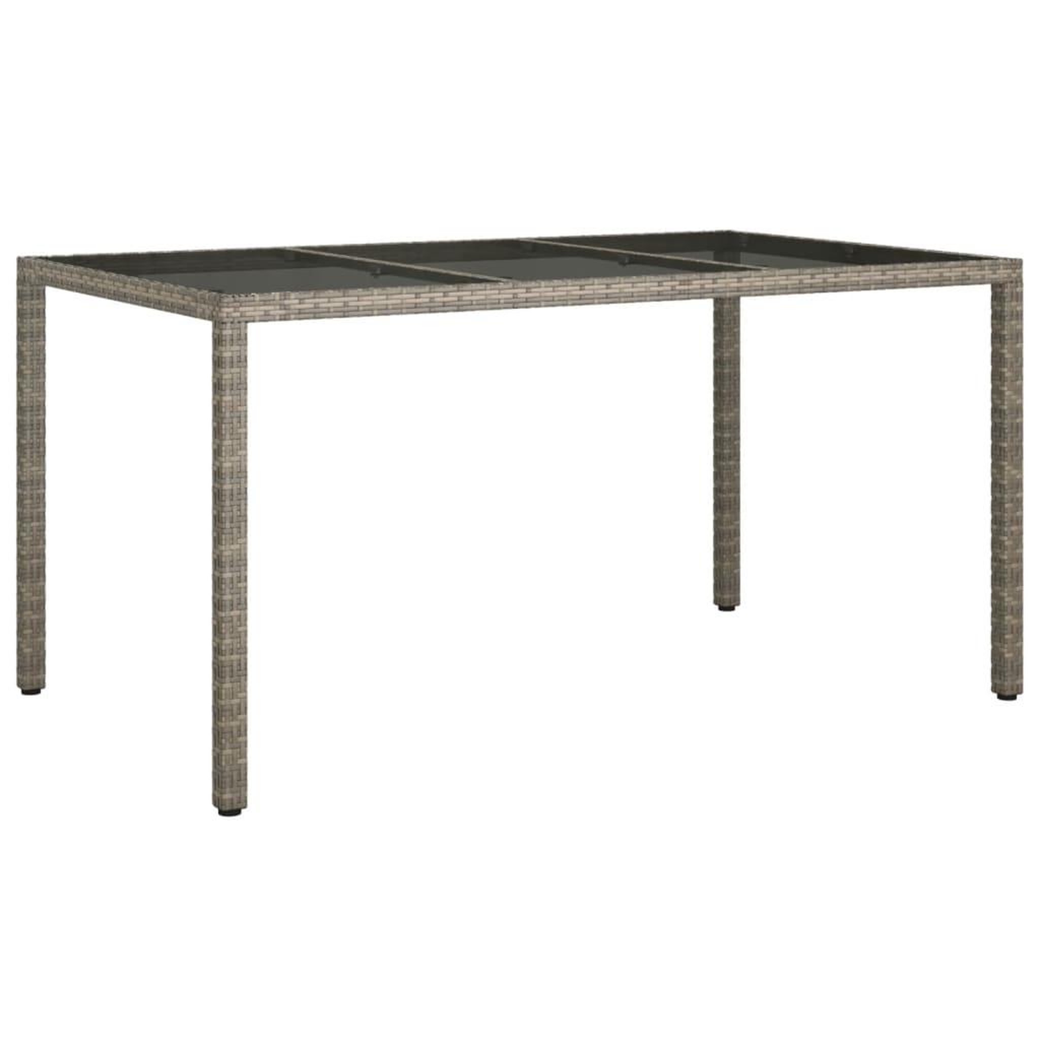 Voir la diapositive 5 : VIDAXL Ensemble a manger jardin et coussins 7 pcs gris rotin