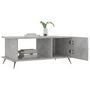 Voir la diapositive 4 : VIDAXL Table basse gris beton 90x50x40 cm bois d'ingenierie