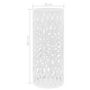 Voir la diapositive 5 : VIDAXL Porte parapluie Feuilles Acier Blanc