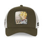 Voir la diapositive 2 : CAPSLAB Casquette  trucker avec filet et patch Dragon Ball Super Future Trunk