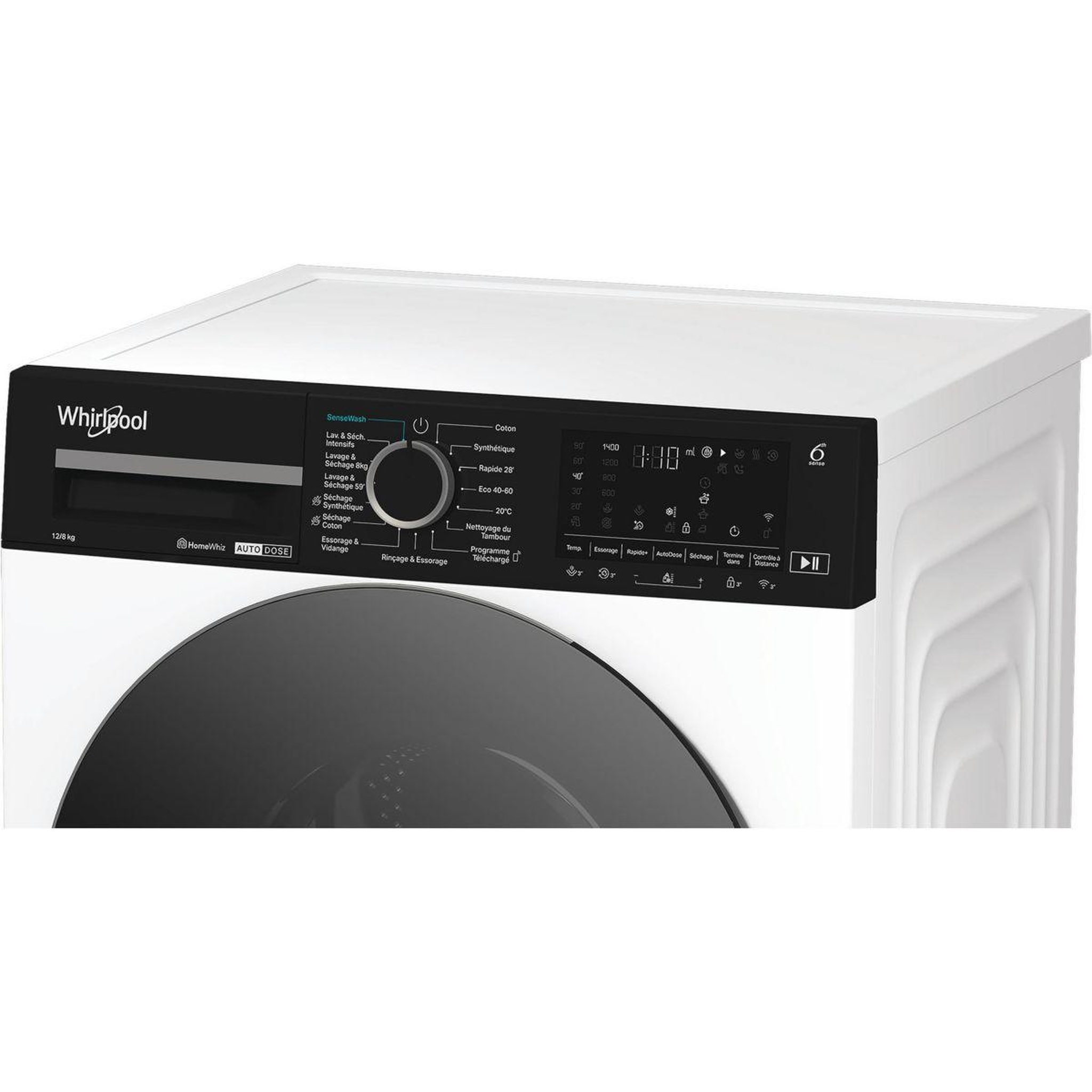 Voir la diapositive 5 : Whirlpool Lave linge séchant hublot wpd2836wadsfr