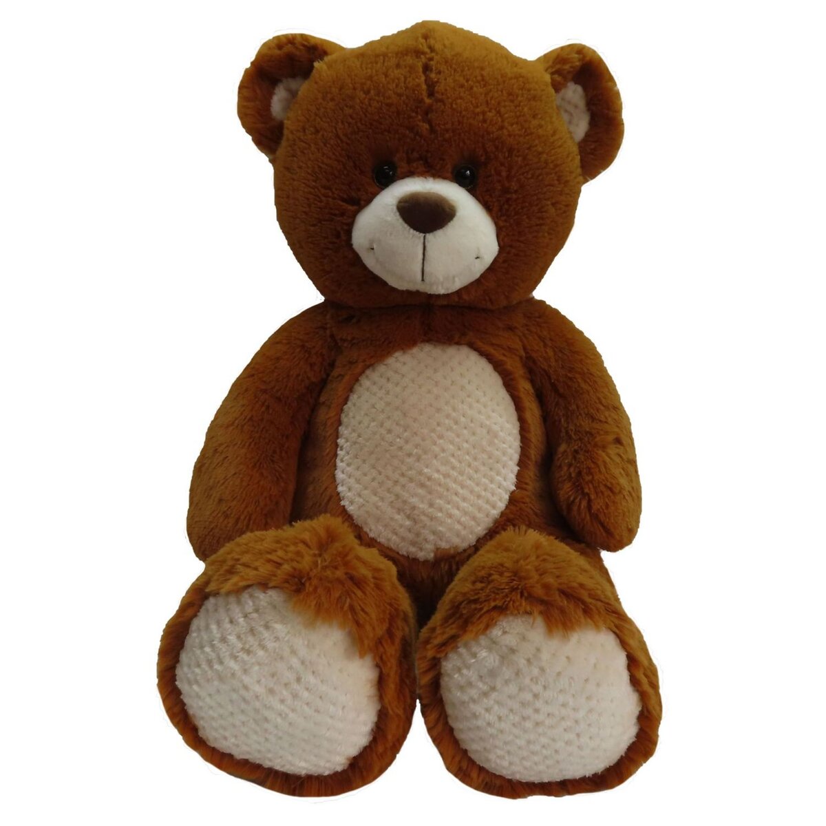 One Two Fun Peluche de P ques G ante L ours brun pas cher