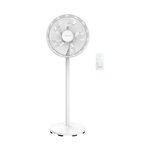 OCEANIC OCEANIC Ventilateur de pied - 50 W - Ø 40 cm - 3 vitesses - Oscillant - Inclinable - Blanc