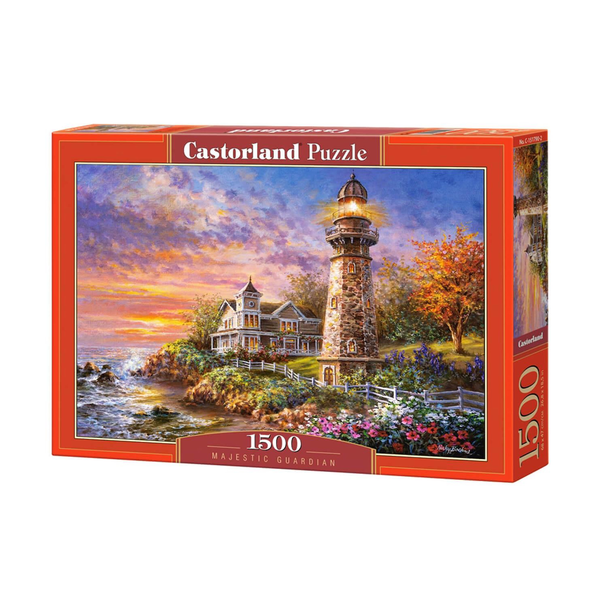 Voir la diapositive 2 : Castorland Puzzle 1500 pièces : Majestueux phare