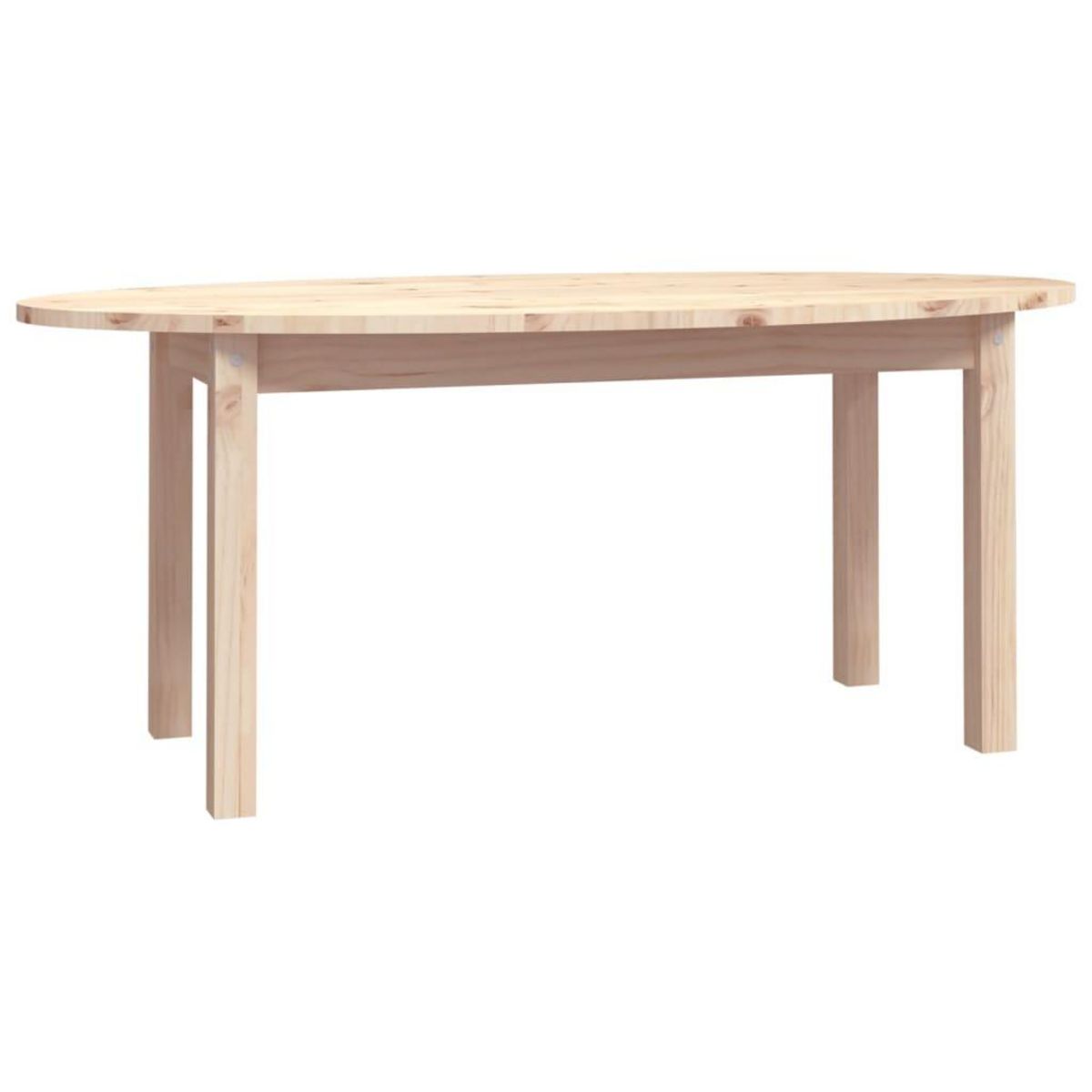 VIDAXL Table basse 110x55x45 cm Bois massif de pin