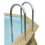 Voir la diapositive 2 : Ubbink Echelle inox intérieure pour piscines bois - Ubbink