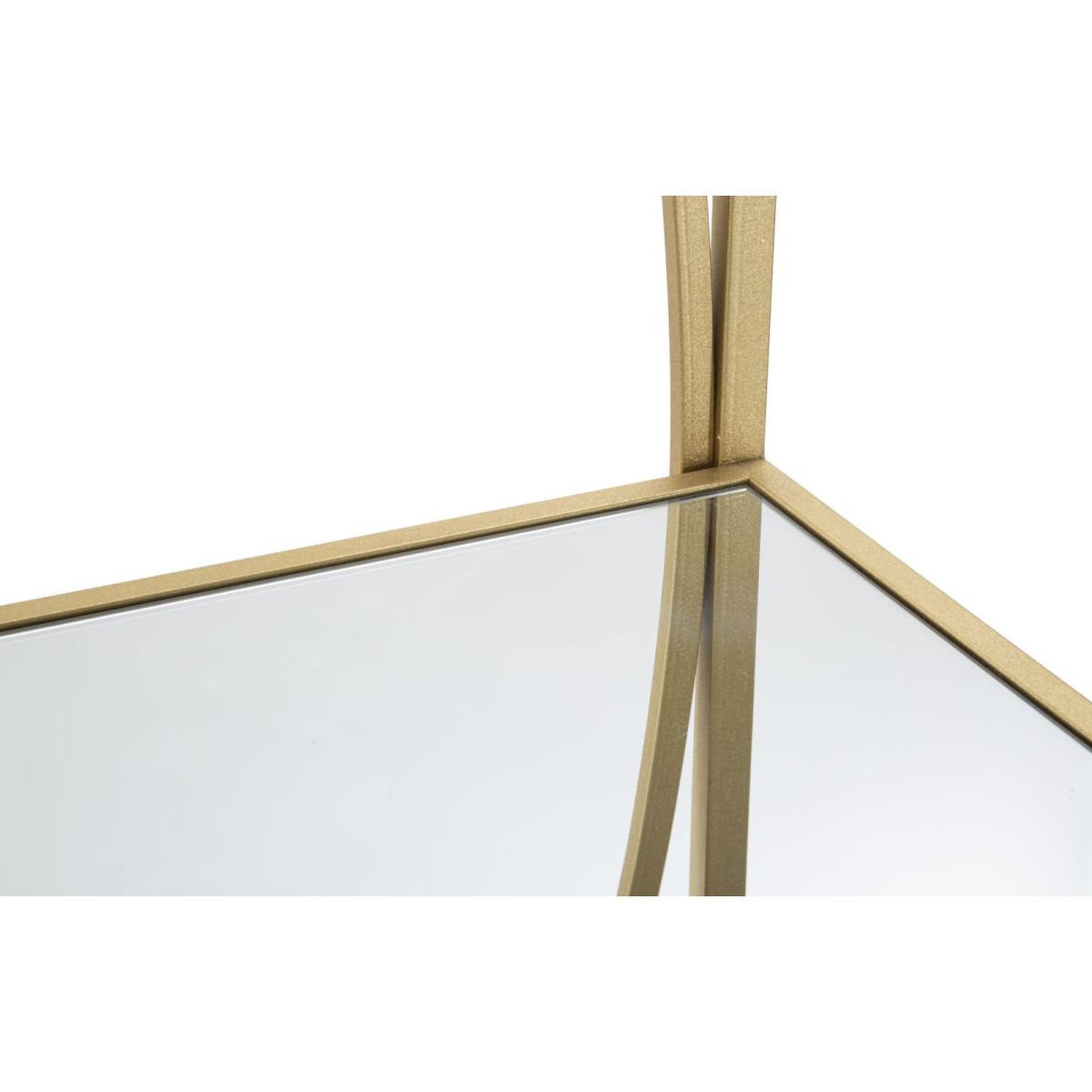 Voir la diapositive 4 : Paris Prix Étagère design 4 niveaux  glamy  180cm or