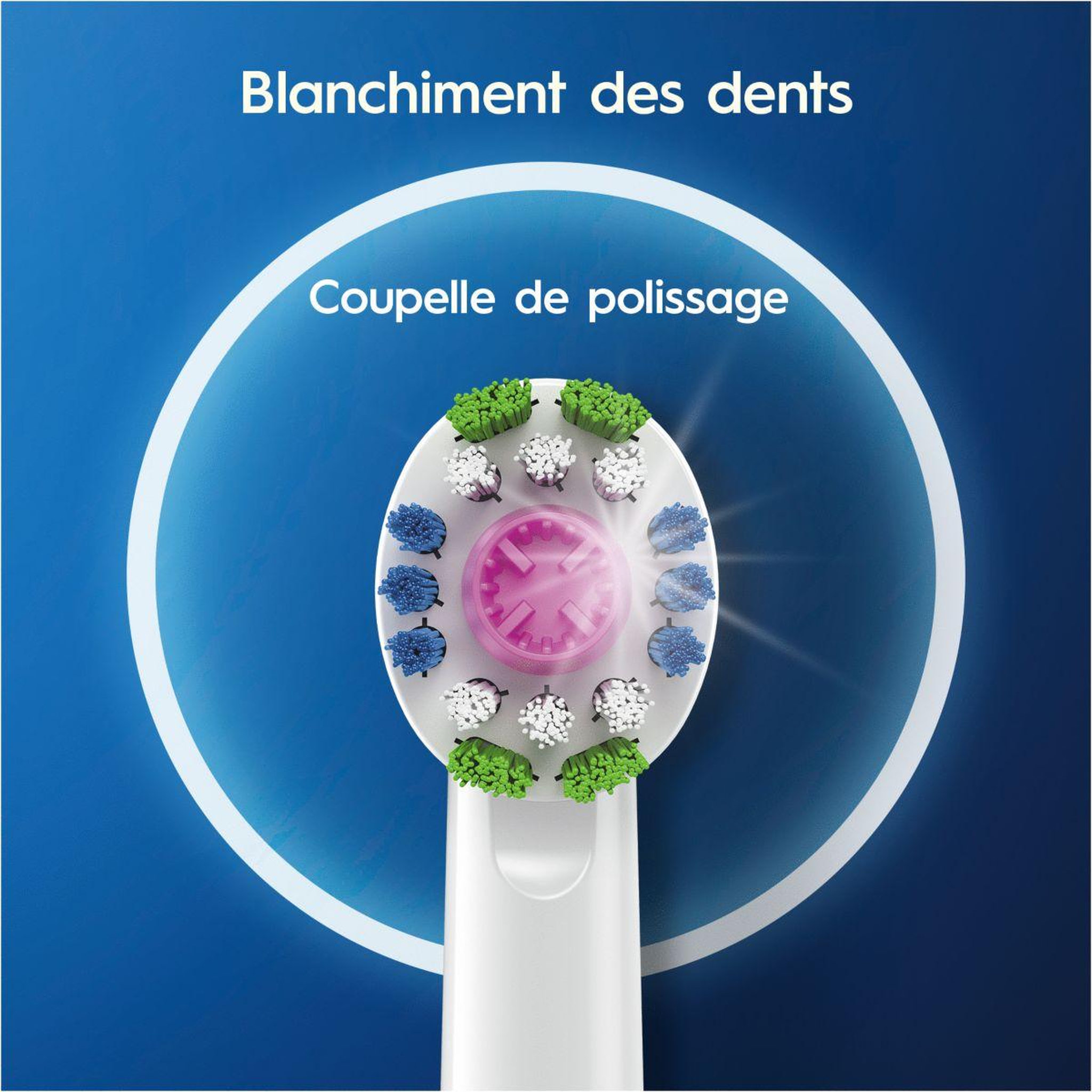 Voir la diapositive 4 : ORAL B Brossette dentaire 3D White x3 Clean Max
