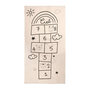Voir la diapositive 1 : Atmosphera Kids Tapis Déco Enfant  Marelle  80x150cm Naturel