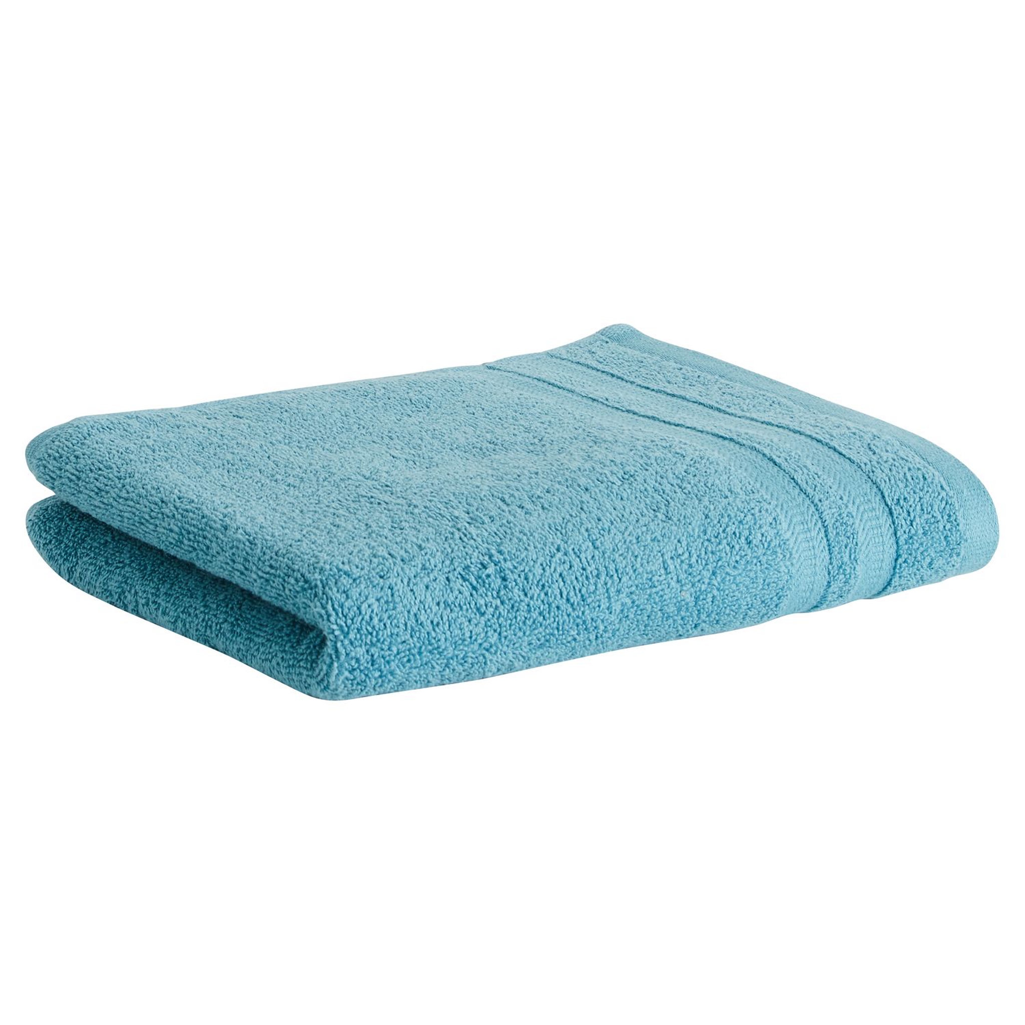 Voir la diapositive 1 : ACTUEL Maxi drap de bain uni en coton 450 g/m²