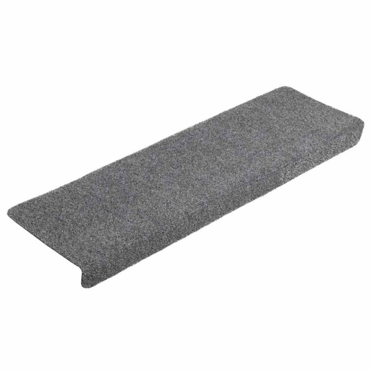 VIDAXL Tapis d'escalier autocollant 20 pcs gris clair 65x21x4 cm
