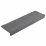Voir la diapositive 2 : VIDAXL Tapis d'escalier autocollant 20 pcs gris clair 65x21x4 cm