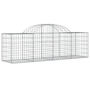 Voir la diapositive 3 : VIDAXL Paniers a gabions arques 8 pcs 200x50x60/80 cm Fer galvanise