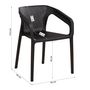 Voir la diapositive 3 : HomeStyle4U Lot de 2 chaises jardin noir