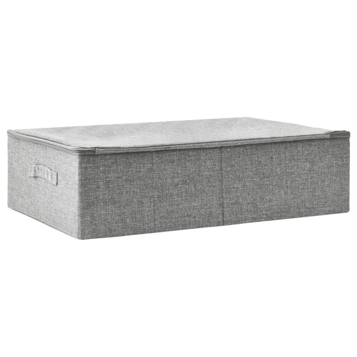 VIDAXL Boîte de rangement Tissu 70x40x18 cm Gris