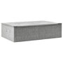 Voir la diapositive 2 : VIDAXL Boîte de rangement Tissu 70x40x18 cm Gris