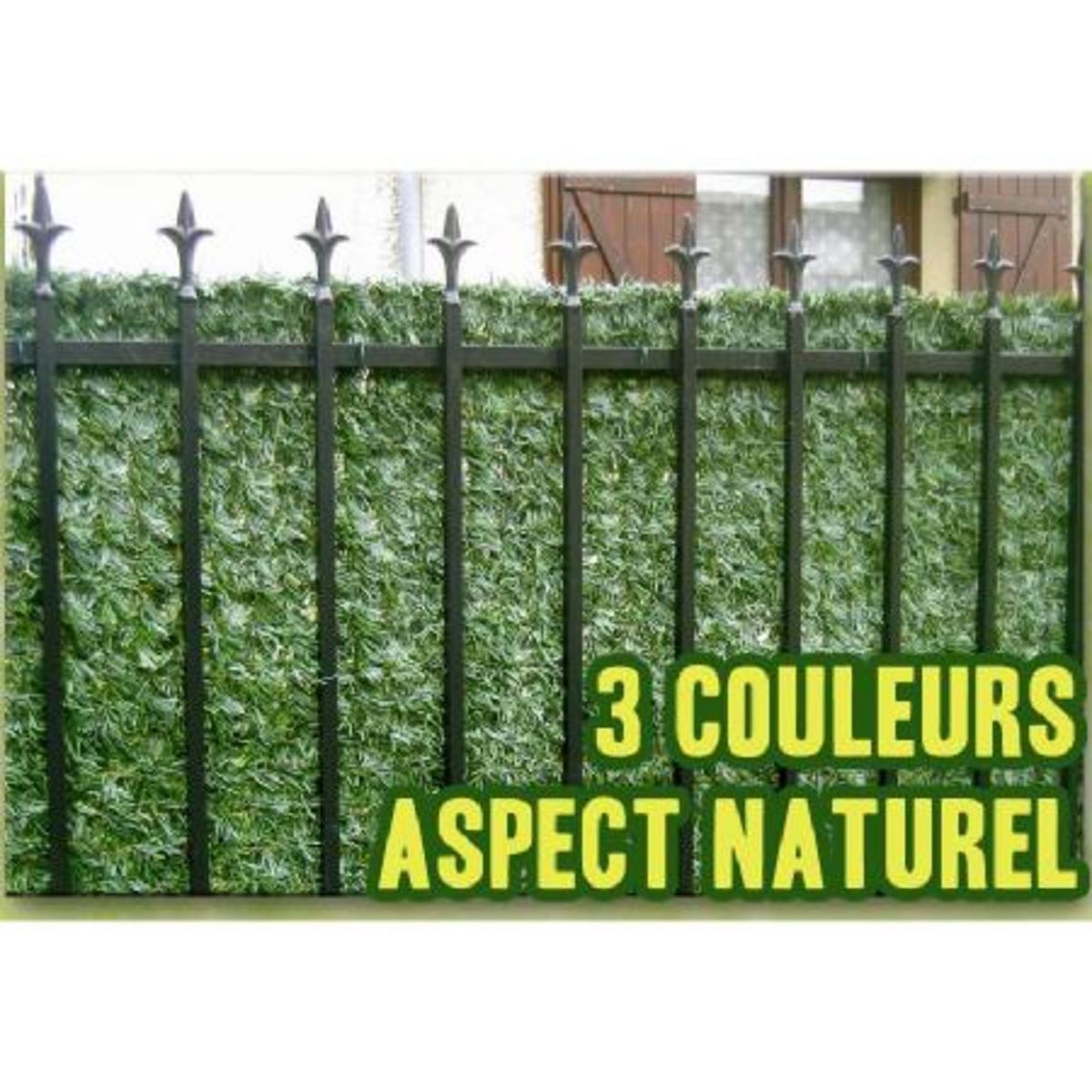 Haie artificielle de verdure PVC