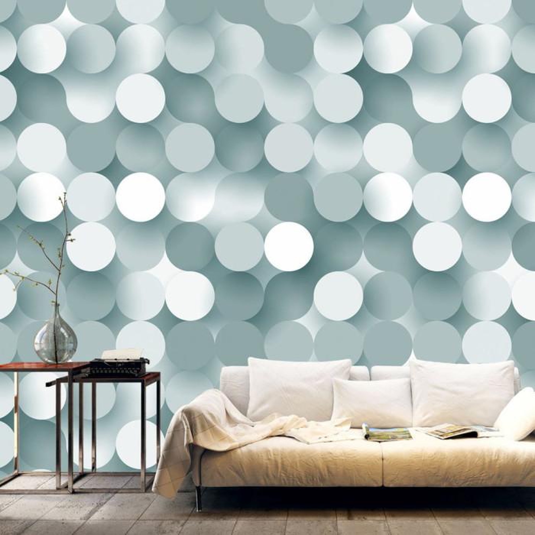 Paris Prix Papier Peint  In the Net of Grey. Coloris disponibles : Multicolore