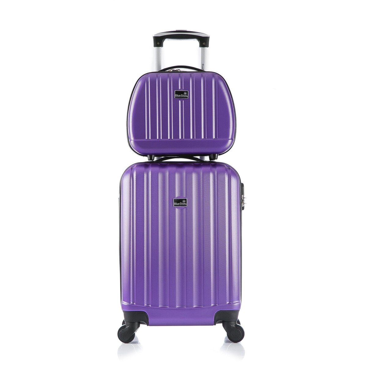BLUESTAR BLUESTAR - Set de 2 Valises PRAGUE-H 50 cm 4 Roues