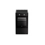 Voir la diapositive 1 : Beko Cuisinière induction 60l 3 feux noir - FSE58301BC