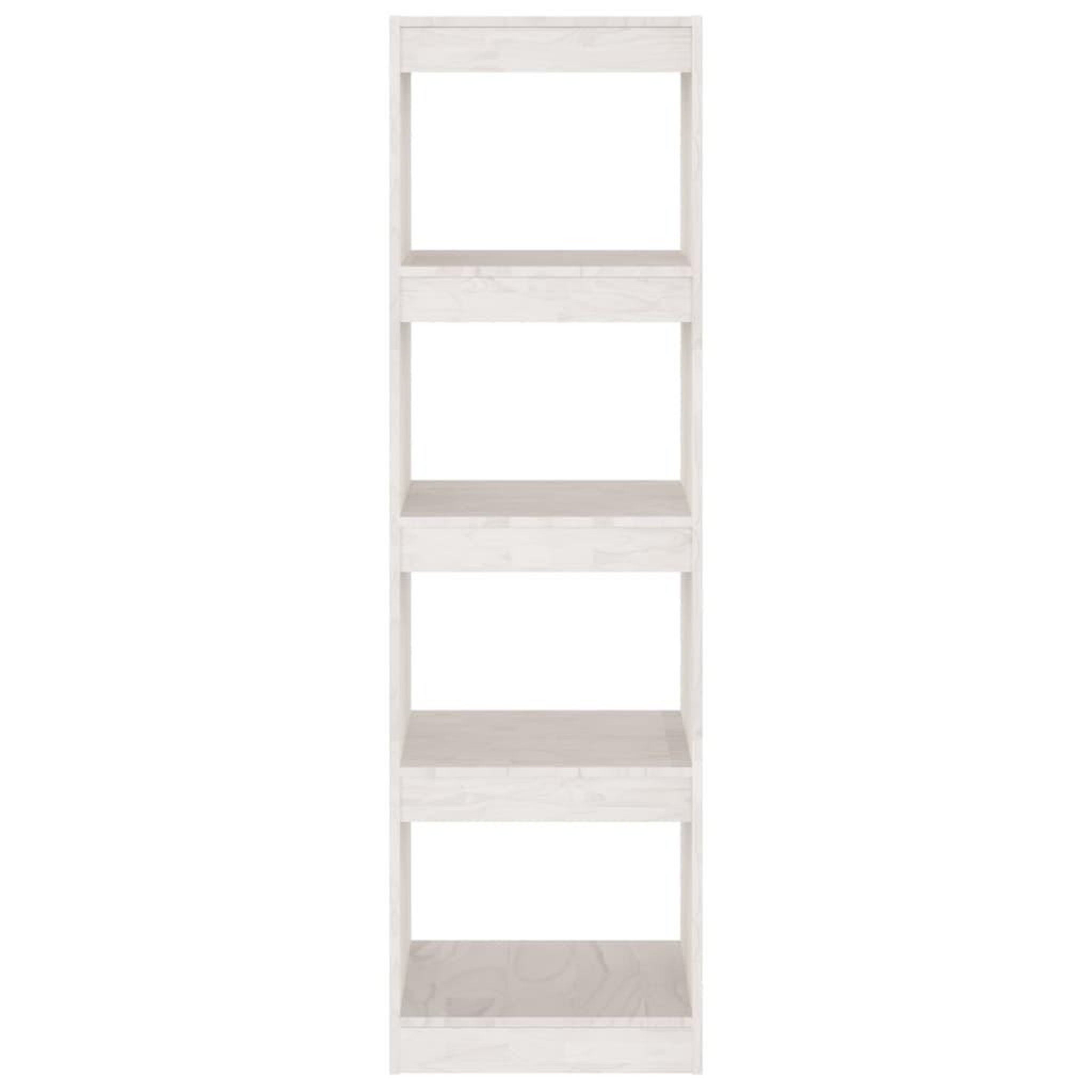 Voir la diapositive 5 : VIDAXL Bibliotheque/Separateur de piece Blanc 40x30x135,5cm Pin massif