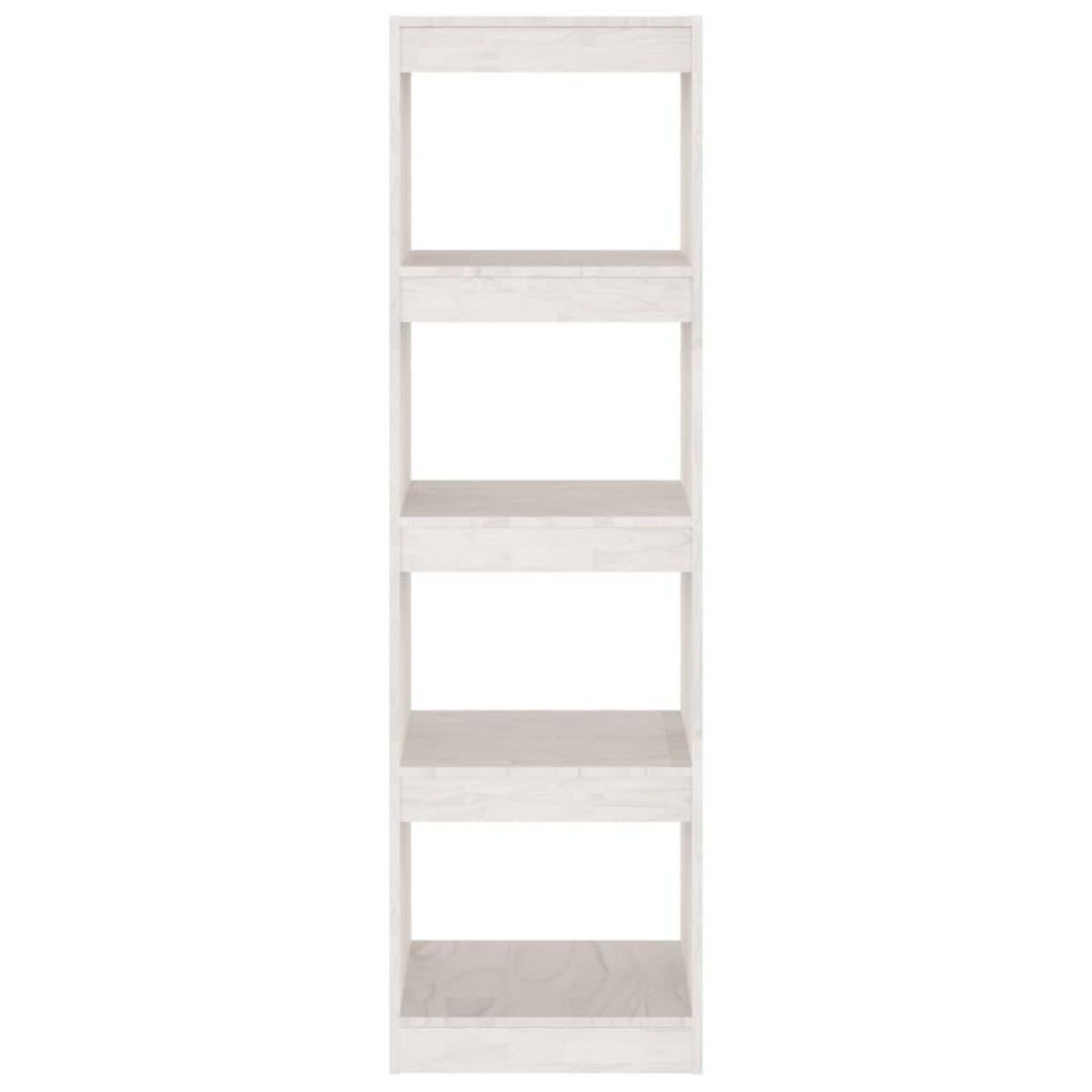 VIDAXL Bibliotheque/Separateur de piece Blanc 40x30x135,5cm Pin massif