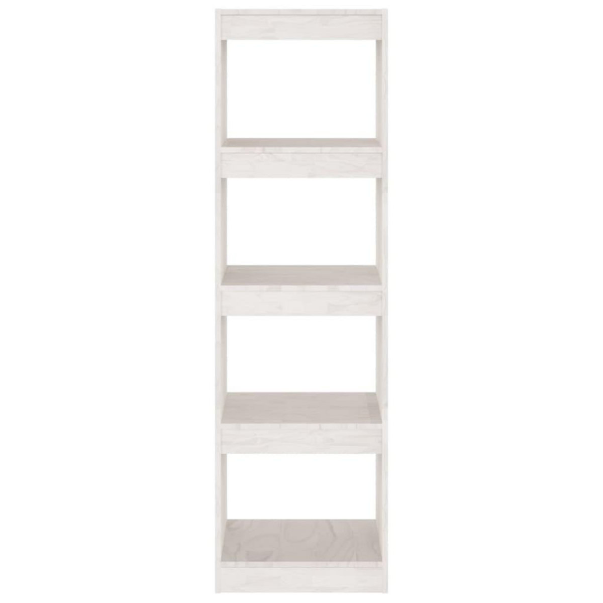 VIDAXL Bibliotheque/Separateur de piece Blanc 40x30x135,5cm Pin massif