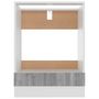 Voir la diapositive 5 : VIDAXL Armoire a four Sonoma gris 60x46x81,5 cm Bois d'ingenierie