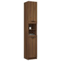 Voir la diapositive 5 : VIDAXL Armoire de bain Chêne marron 32x34x188,5 cm Bois d ingénierie