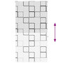 Voir la diapositive 5 : VIDAXL Store enrouleur de douche 140x240 cm largeur du tissu 136 cm