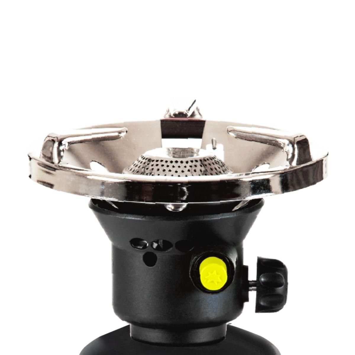 Proweltek Rechaud à gaz piezo 1300W Coque Acier Réchaud gaz Camping pour cartouche gaz 190g COOK60P