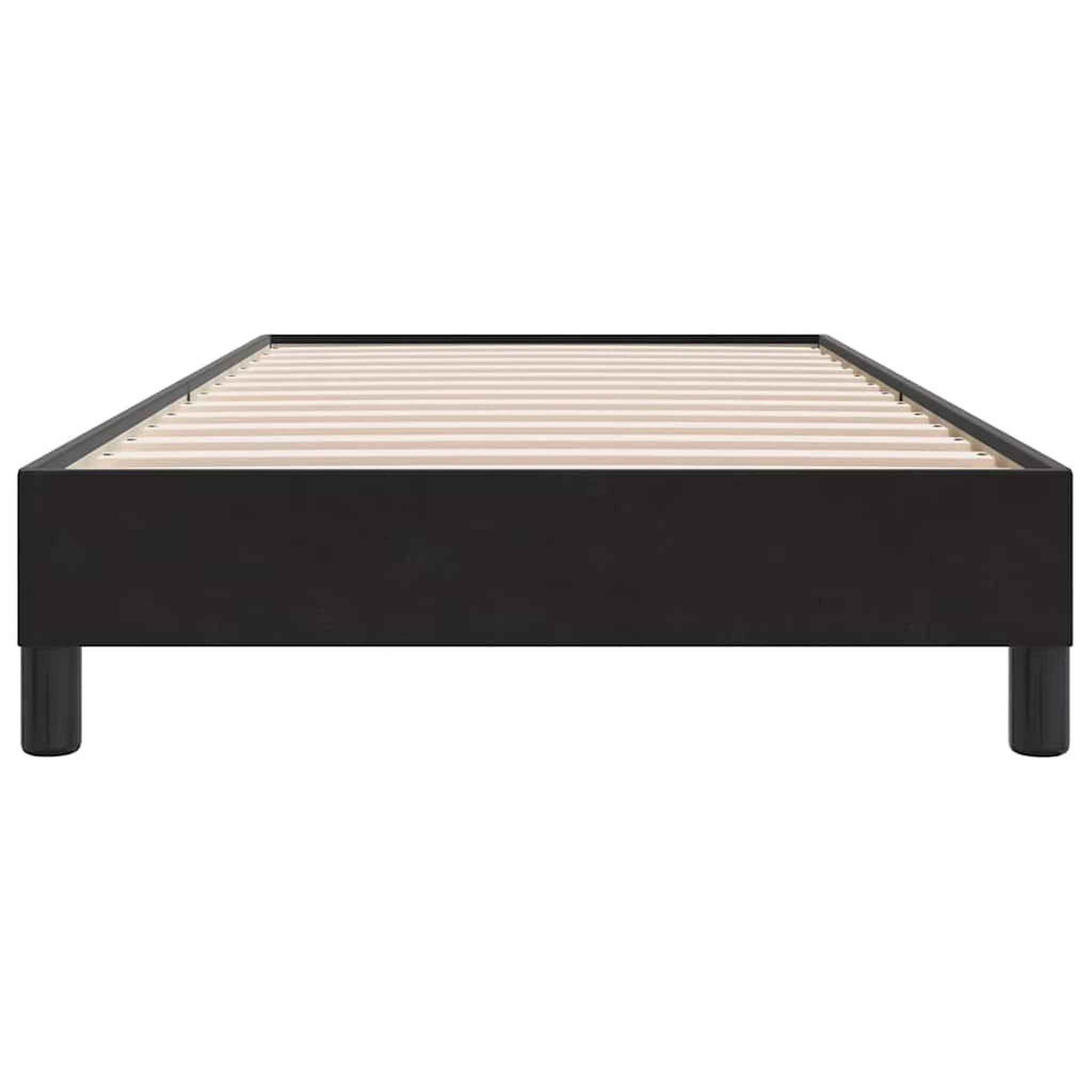 Voir la diapositive 5 : VIDAXL Cadre de lit sans matelas noir 80x210 cm velours