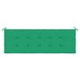 Voir la diapositive 4 : VIDAXL Coussin de banc de jardin vert 150x50x3 cm tissu oxford