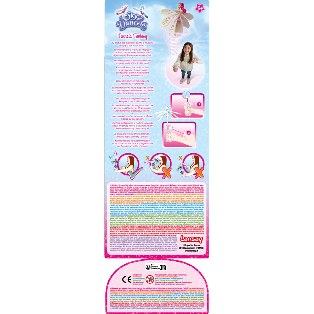 LANSAY Sky Dancers Fuschia Fantasy