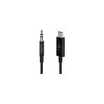 Belkin Câble audio Belkin RockStar avec connecteur USB C 1,8 m Noir