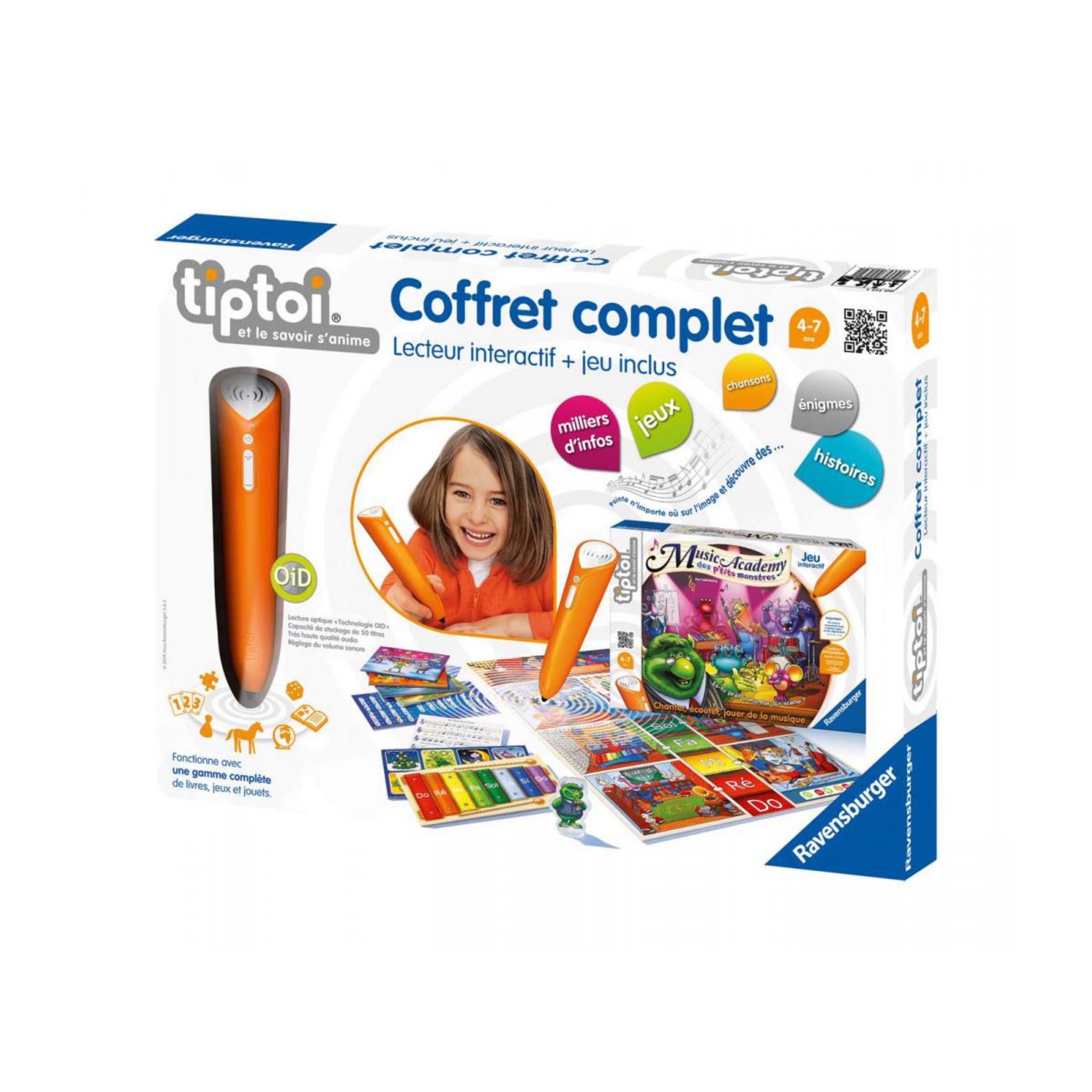 Ravensburger - tiptoi® - Coffret Complet Lecteur interactif