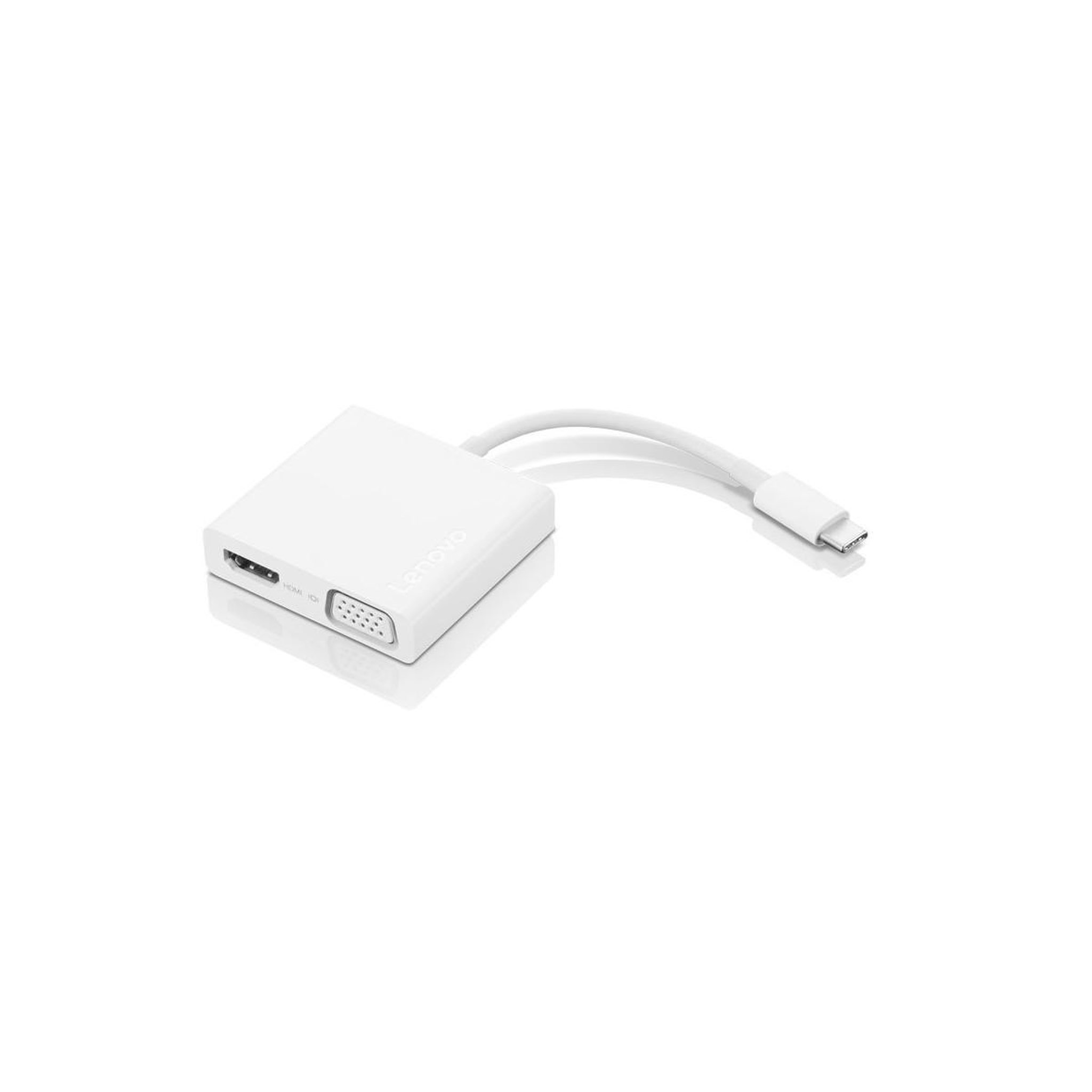 Voir la diapositive 2 : Lenovo Lenovo GX90T33021 adaptateur graphique USB 3840 x 2160 pixels Blanc