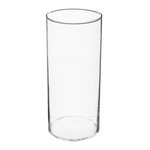 ATMOSPHERA Vase Cylindrique en Verre 30cm Transparent
