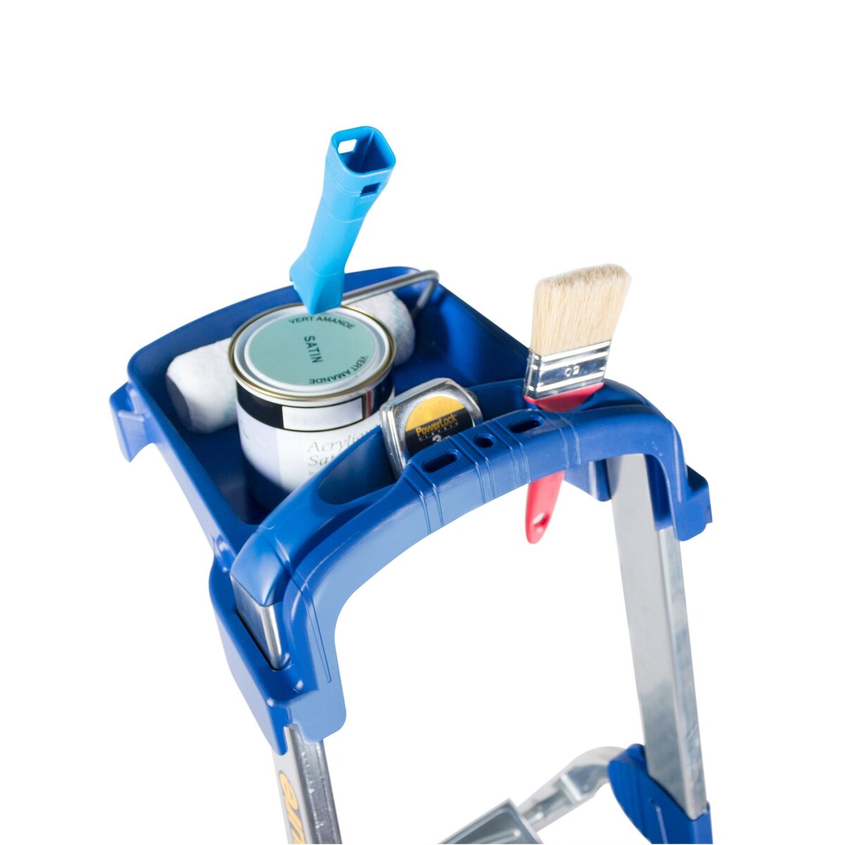 CENTAURE Escabeau XXL 4 marches larges - 2m80